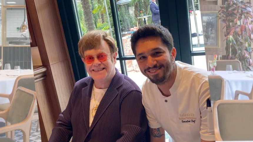 Elton John, Ömer Koç'un Restoranında Tadım Menüsüyle Eşsiz Bir Ziyafet Yaşadı